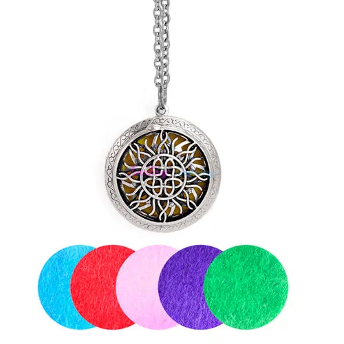 Vintage aroma therapy locket pendants