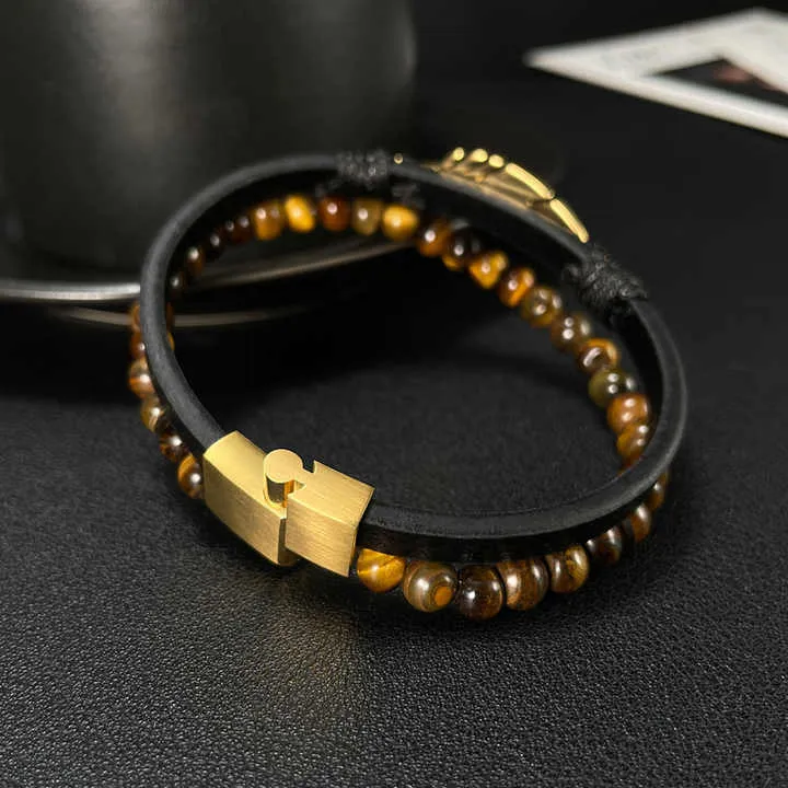 Wholesale Vintage Hip-Hop Punk Charm-أساور سحر الهيب