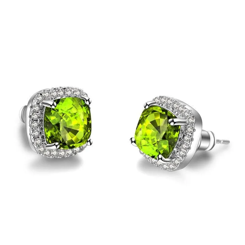 Women  Vintage Crystal Zircon Stone Earrings