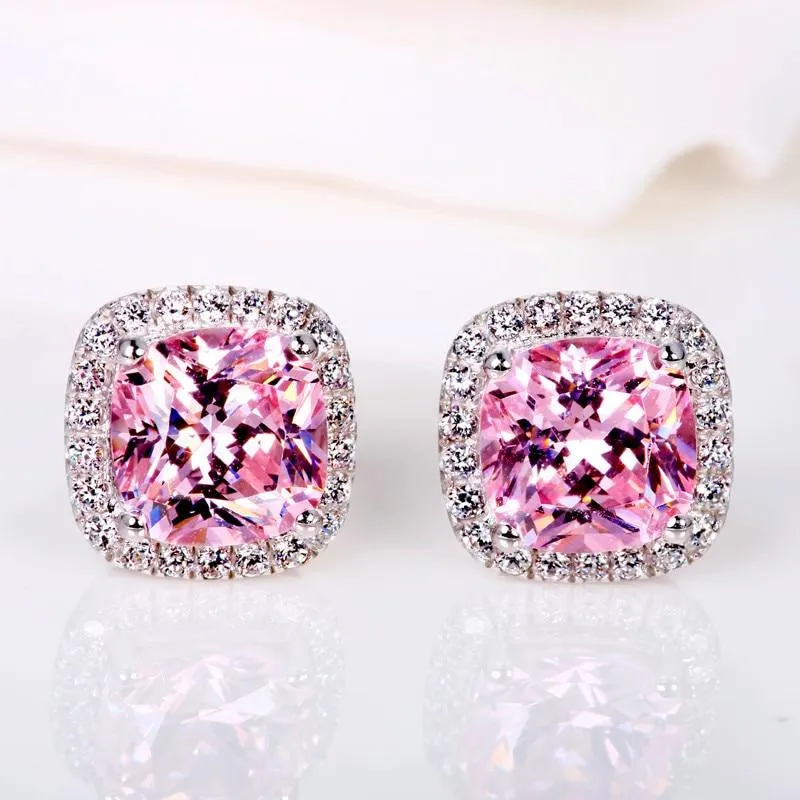 Women  Vintage Crystal Zircon Stone Earrings