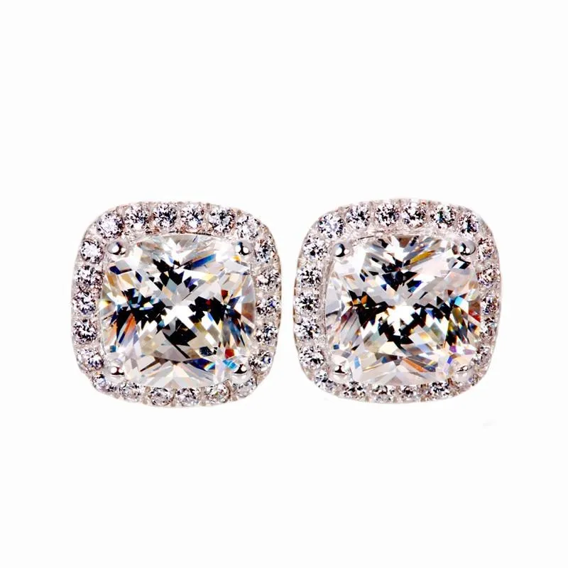 Women  Vintage Crystal Zircon Stone Earrings
