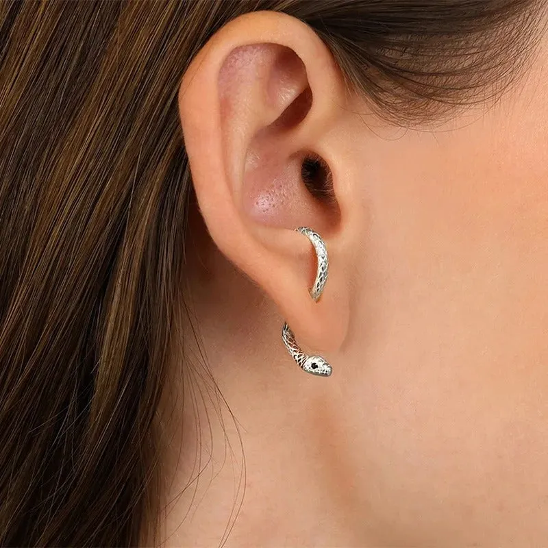 Women's Stylish Fierce Snake-Shaped Winding Drop Earrings
