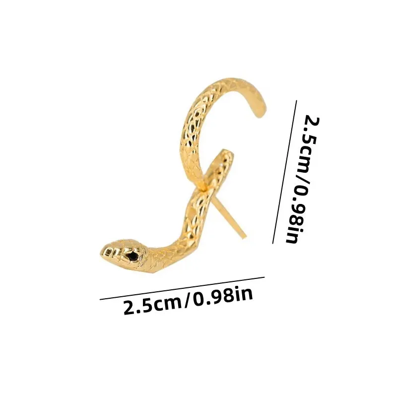 Women's Stylish Fierce Snake-Shaped Winding Drop Earrings